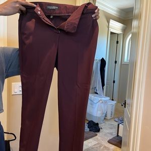 Size small burgendy pants